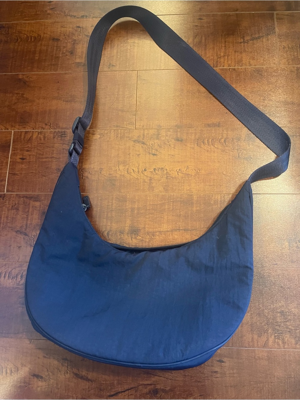 Sunday Best Navy Crescent Nylon Bag